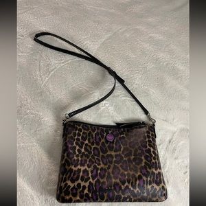 Leopard coach purse